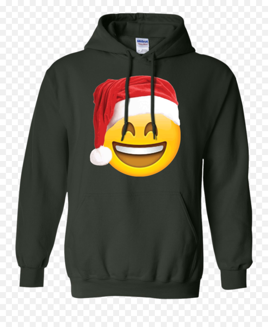 Emoji Christmas Shirt Smiley Face Santa - Its Ok To Love Them Both Hoodie,Ae Emoji