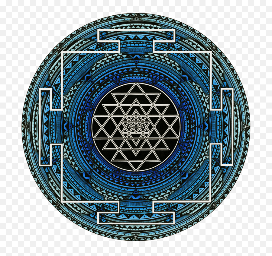 Sri Yantra Necklace Sacred Geometry - Vertical Emoji,Sacred Geometry Emoji