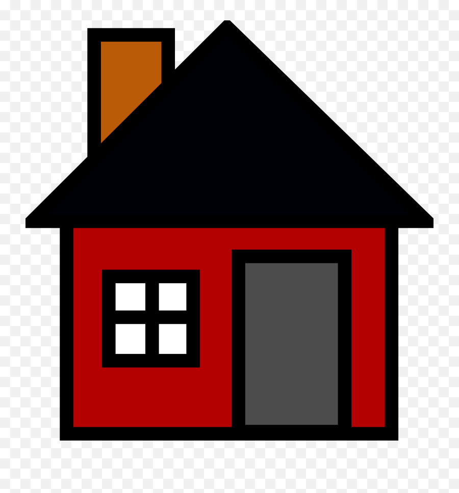Broken House Emoji Png - Burnsocial Small House Clipart,Kaaba Emoji
