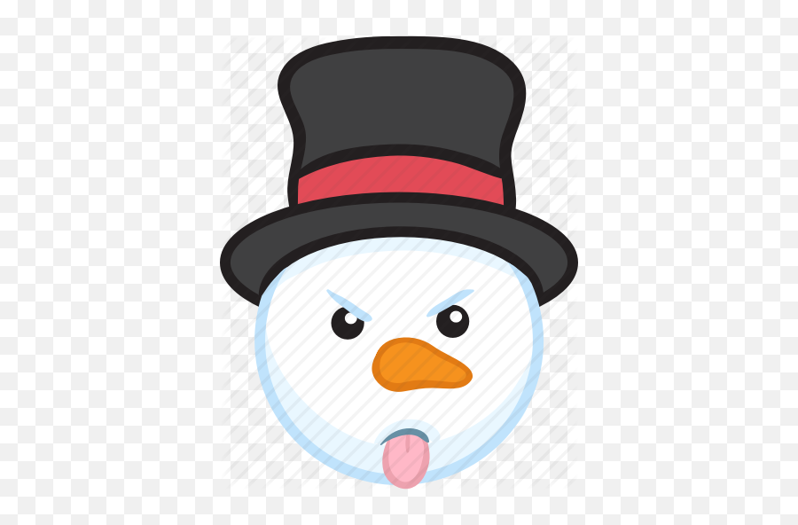 Christmas Emoji Emoticon Smiley - Sweating Snowman,Snowman Emoji
