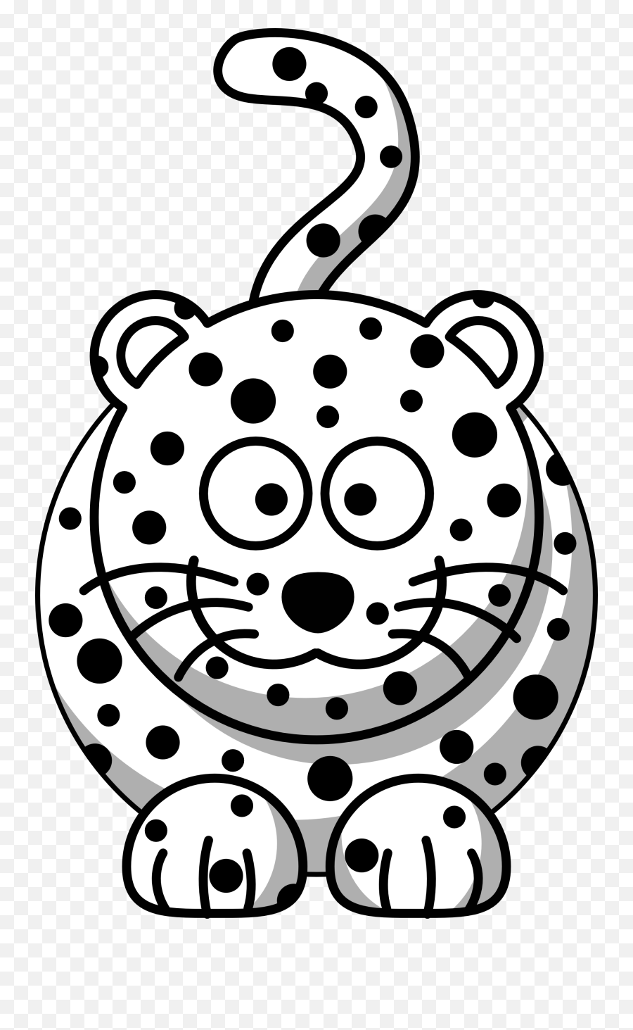 Free Snow Leopard Clipart Download - Leopard Clipart Emoji,Boneka Emoticon Line