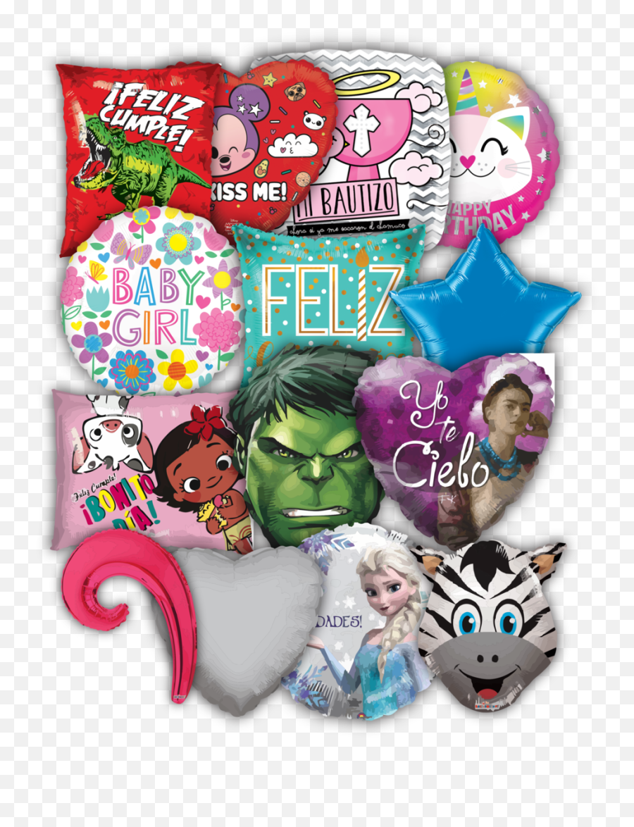 Todos Los Globos U2013 Etiqueta 17 U2013 Fiestasnuevojapon - Fictional Character Emoji,Emoticon De Feliz Dia