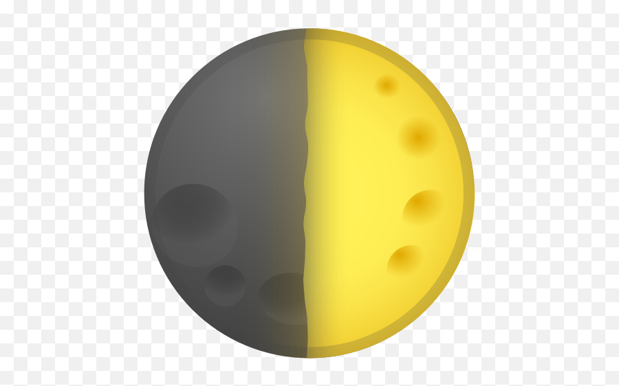 First Quarter Moon Emoji - Luna En Cuarto Creciente Emoji,Pickleball Emoji