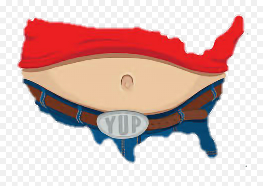 Map Redneck Country Hillbilly Sticker - United States Fat Emoji,Hillbilly Emoji