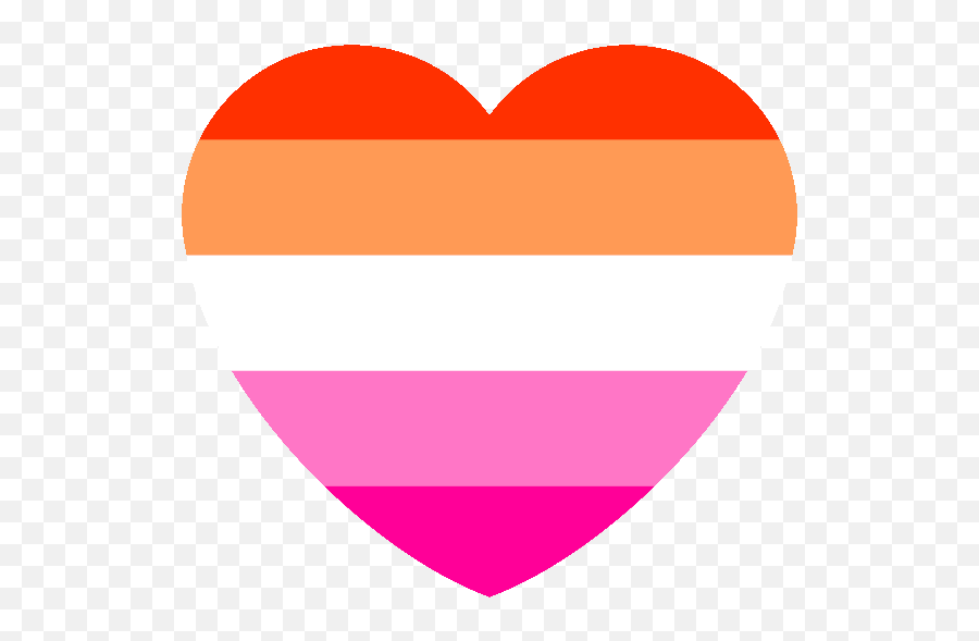 Lesbiheart - Lesbian Heart Emoji Transparent,Discord Heart Emoji