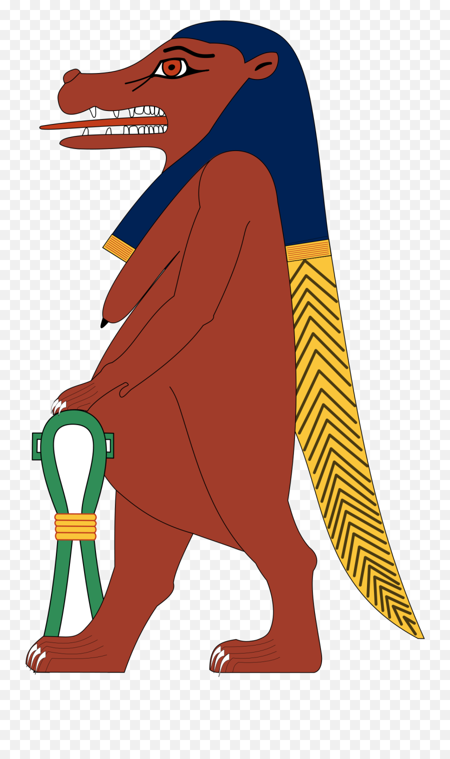 Egyptian Mythology Characters - Tv Tropes Taweret Egyptian God Emoji,Penis Egypt Emoji