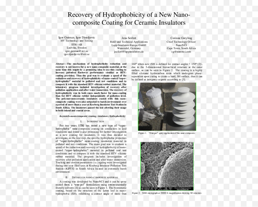 Ceramic Insulators - Document Emoji,Superhydrophobic Separation Emotion