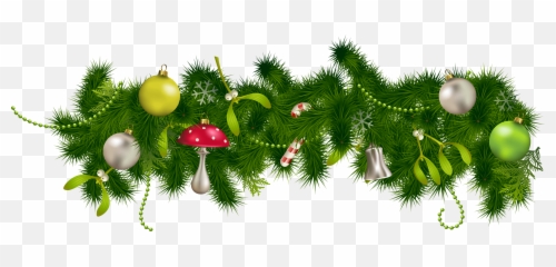 Free Christmas Garland Transparent - Green Christmas Background Png Emoji,Holiday Emojis And Decorations Transparent Background