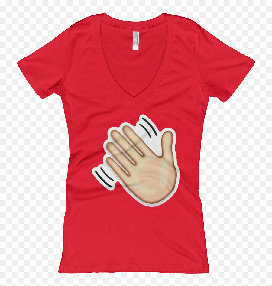 Download Hd Womenu0027s Emoji V Neck - Womenu0027s Funny Dog T Shirt Short Sleeve,Facebook Dog Emoji
