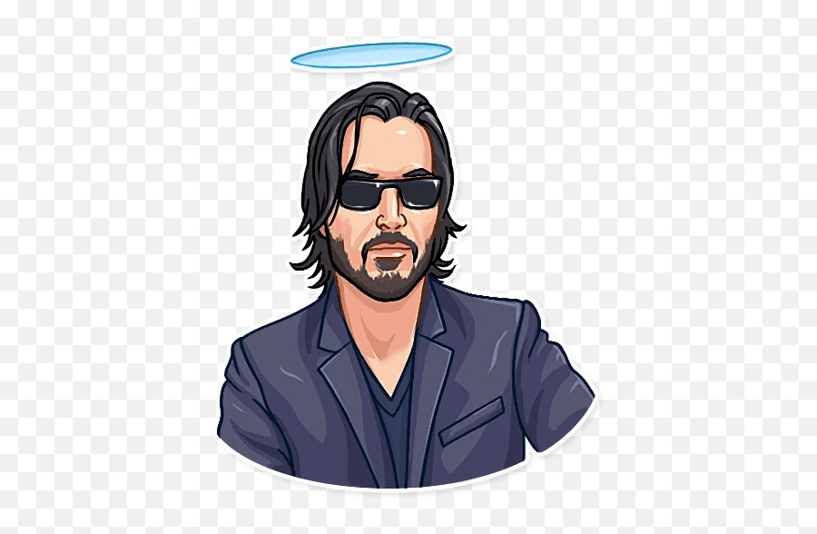 Keanu Reeves Stickers - Keanu Reeves Stickers Telegram Emoji,Keanu Reeves Meme Emotion