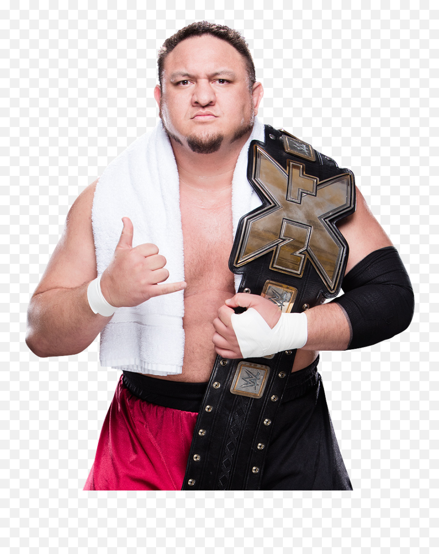 Samoa Joe - Wwe Samoa Joe Nxt Champion Emoji,Wwe Rusev Emotion