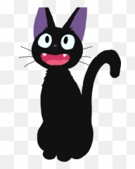 Studioghibli Ghibli Cat Kiki Sticker By Eilynn - Kiki Studio Ghibli Transparent Emoji,Ghibli Emoji Png