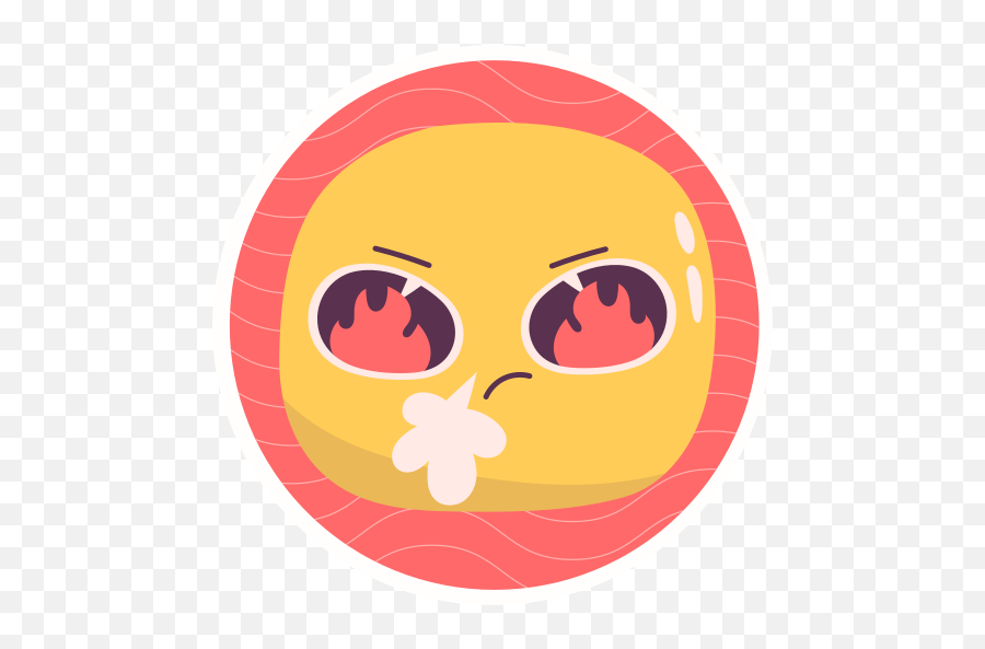 Angry Stickers - Free Smileys Stickers Happy Emoji,On The Move Emoticon