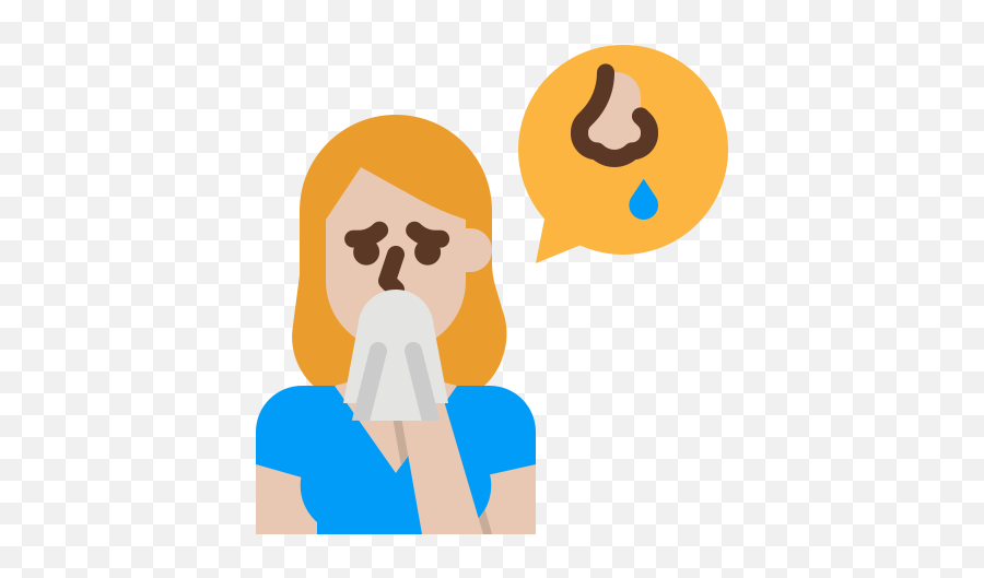 Icono La Rinitis Gripe Enfermo Goteo - Language Emoji,Emojis De Silbido