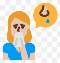 Icono La Rinitis Gripe Enfermo Goteo - Language Emoji,Emojis De Silbido