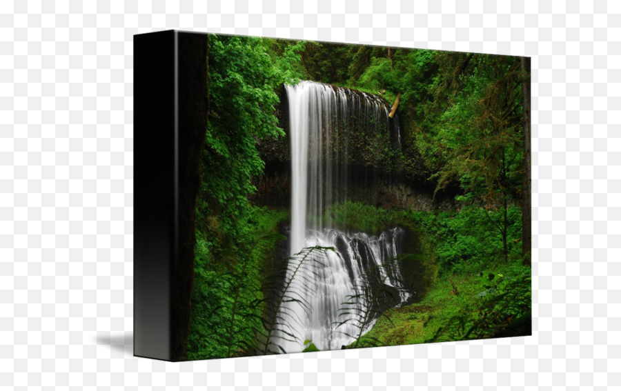 Waterfall Surreal Beauty - Silver Falls State Park Emoji,Surreality Emotions