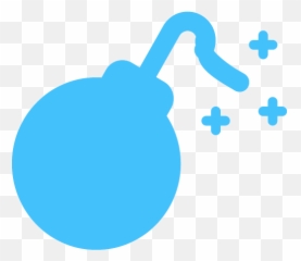 Caribbean Blue Bomb 2 Icon - Bomb Orange Icon Png Emoji,Phone Emoji Bomb