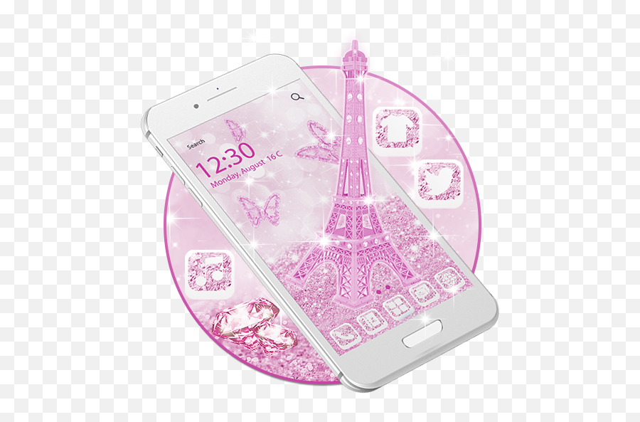 Galaxy Paris Launcher Theme Live Hd - Iphone Emoji,Emoticon De Thuong Tren Iphone