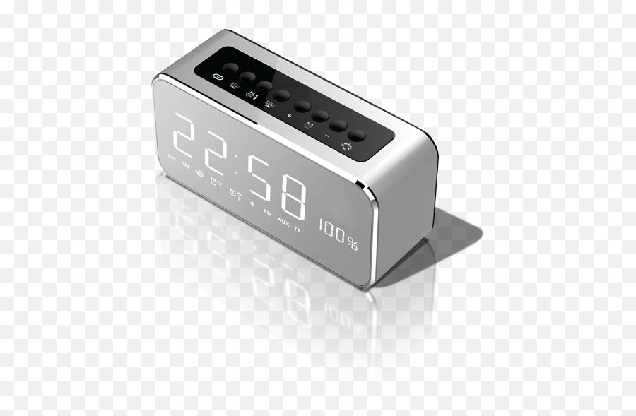Aim Alarm Clock With Bluetooth Speaker - Alarm Clock Radio Bluetooth South Africa Emoji,Emoji Digital Alarm Clock Radio