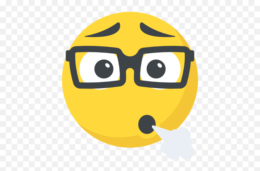 Free Icon Nerd - Happy Emoji,Emoticon Clipart Nerd