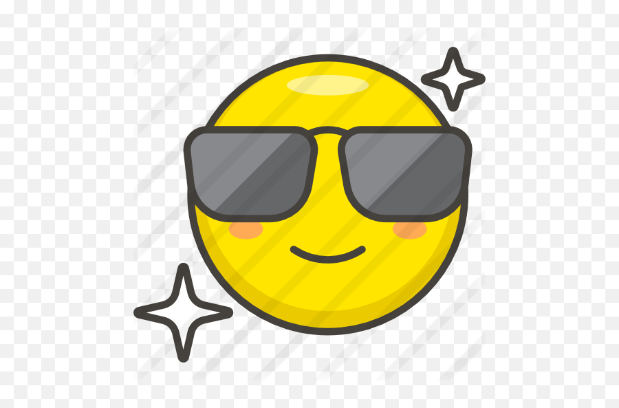 Cool - Free Smileys Icons Emoji With Glasses Clipart,Cool Emoticons