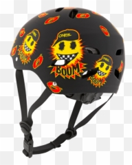 Ou0027neal Dirt Lid Youth Helmet Emoji V21 Blackyellow S,Black Female Phone Emojis