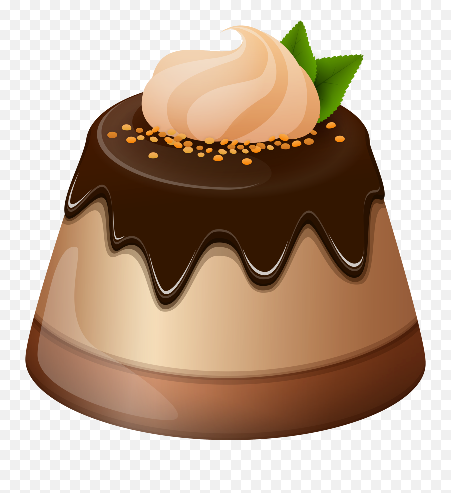 Desserts Clipart Jello Desserts Jello Transparent Free For - Dessert Clipart Png Emoji,Chocolate Pudding Emoji