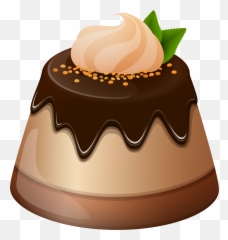 Desserts Clipart Jello Desserts Jello Transparent Free For - Dessert Clipart Png Emoji,Chocolate Pudding Emoji