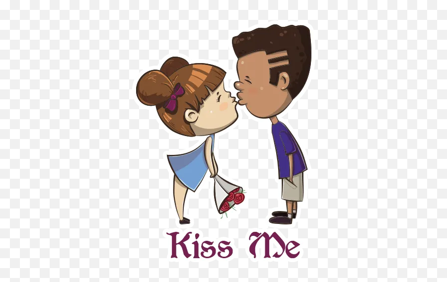 Kiss Day By You - Sticker Maker For Whatsapp Emoji,Kiss On Cheek Whatsapp Emoticon