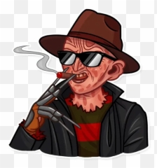Freddy Kruegeru201d Stickers Set For Telegram - Cigars Emoji,Freddy Krueger Emoji