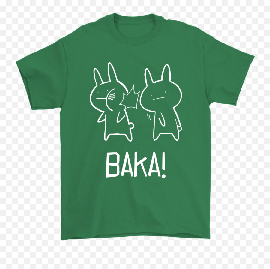 Baka For True Otakus Anime Fans Cute Bunnies Shirts Emoji,Bunny Anime Emojis