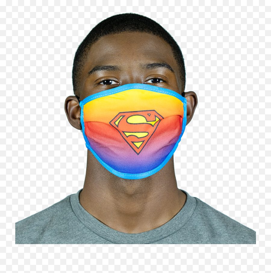 Dc Comics Superman Ombre Mask Emoji,Kid Emotion Dc Comics