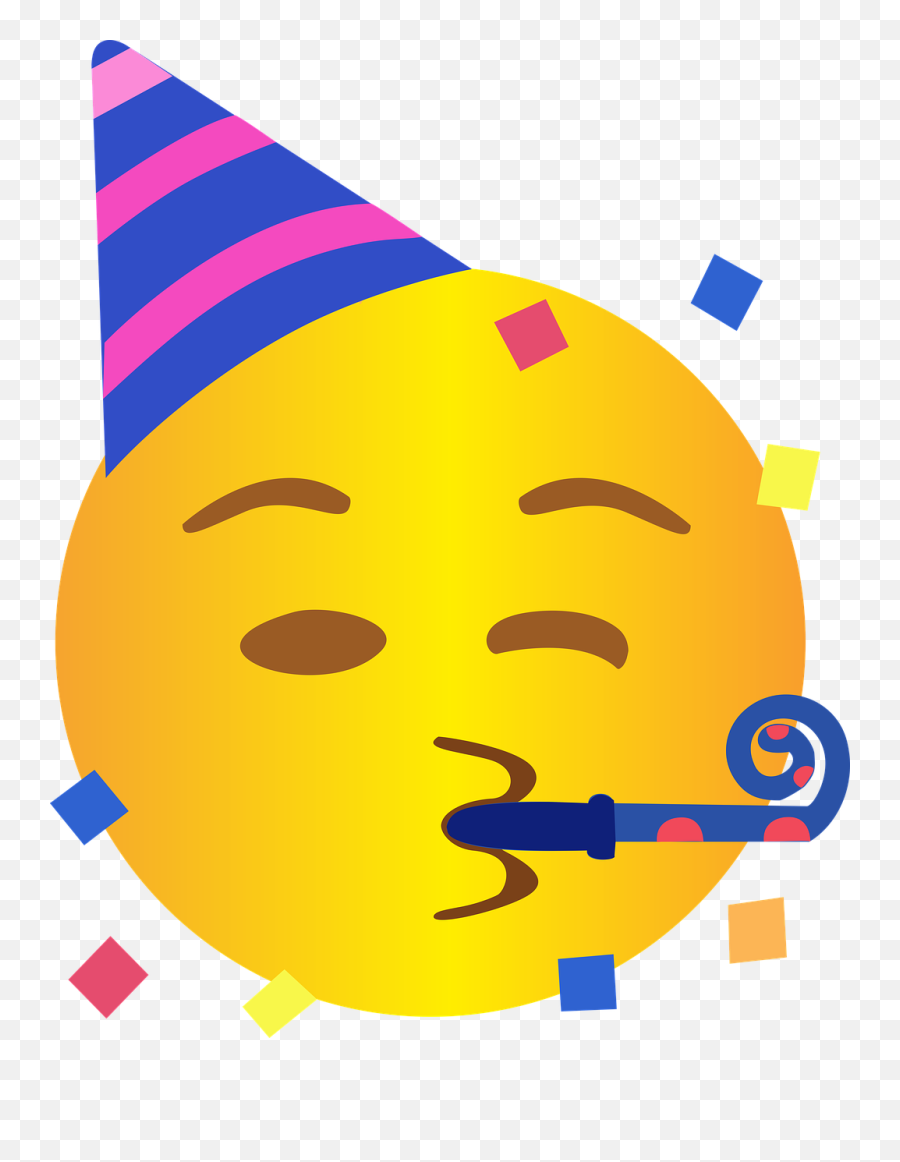 Emoji Emotion Happiness Celebration - Party Emoji Transparent,Celebration Emoji