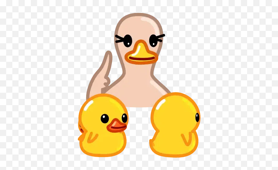 Utya Duck Animated Sticker Pack - Stickers Cloud Emoji,Rubber Ducky Emoticon
