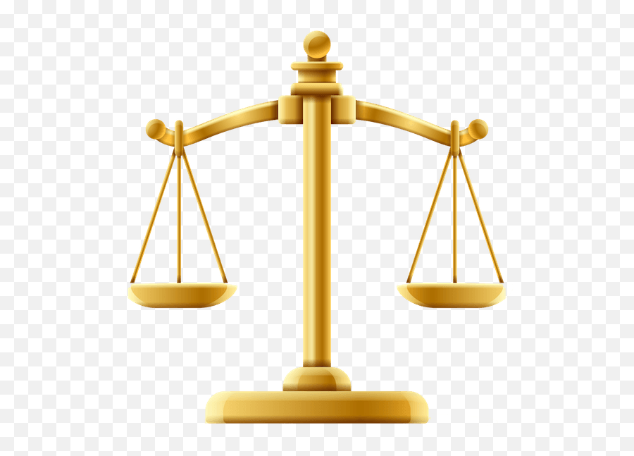 Balance Scale Clipart - Scale Of Justice Png Emoji,Scales Emoji