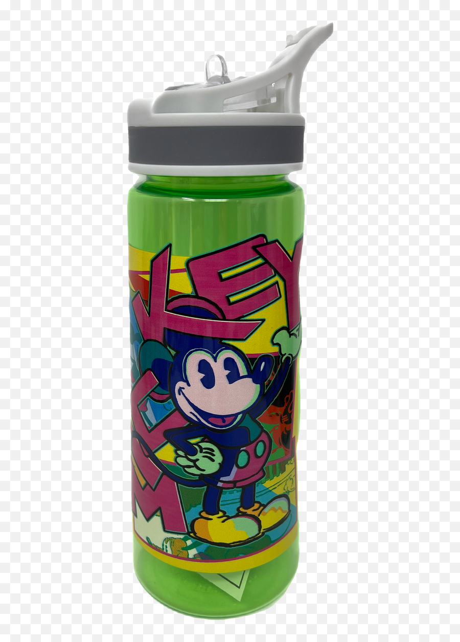 Disney Neon Mickey Plastic Water Bottle U2014 Double Boxed Toys Emoji,Lightsaber Emoji