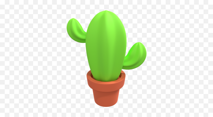 Premium Cactus Plant 3d Illustration Download In Png Obj Or Emoji,Catctus Emoji