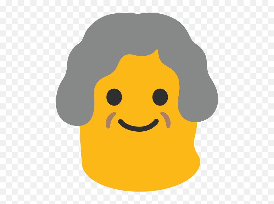 Older Woman - Emoji,Grandma Emoji