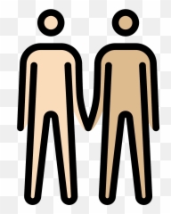 Men Holding Hands Emoji Clipart - Mga Tao Na Magkakahawak Kamay,Emoji Clothes Men
