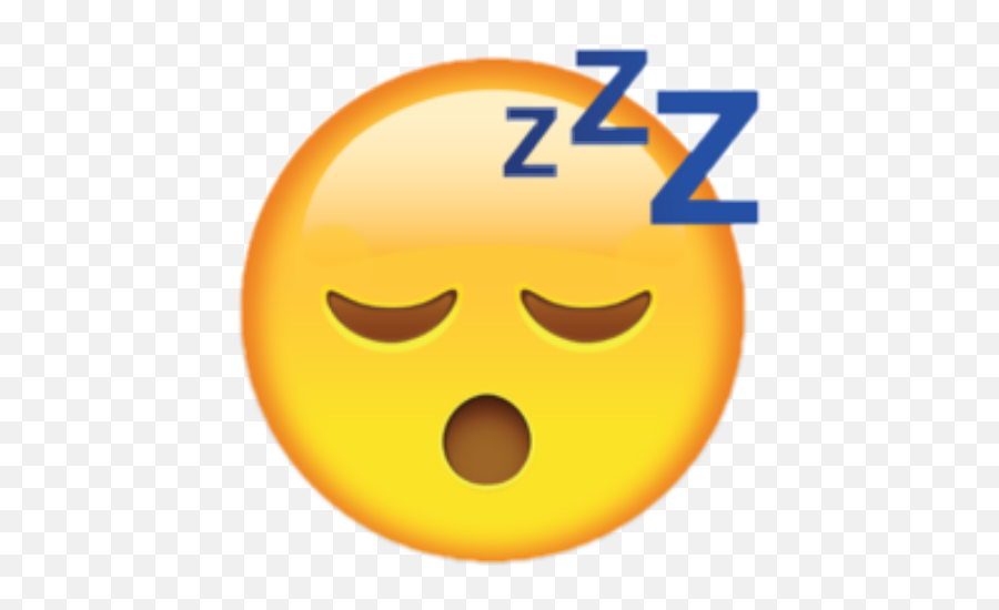 Emoji Sleep Zzz Sticker - Tired Emoji,La Emoticon