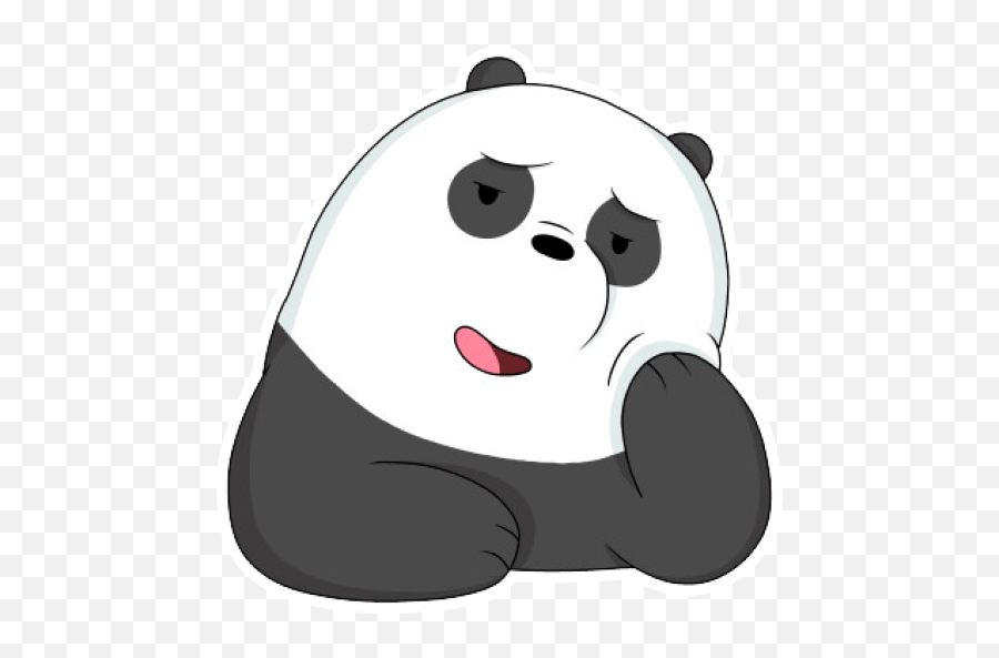 Sticker Maker - Panda Polar We Bear Bears Panpan Sticker Panda Emoji,Emojis Wa