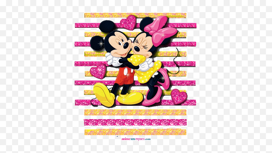 Mickey E Minnie - Hug Day In Cartoon Emoji,Emoticons Que Se Mechem