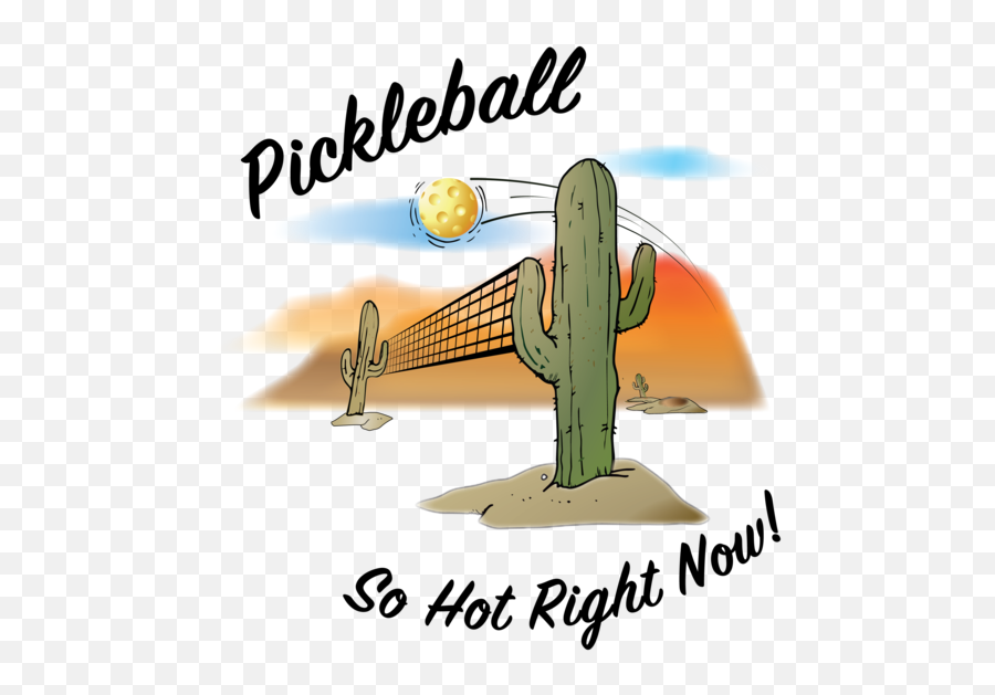 Pin - Cactus Emoji,Pickleball Emoji