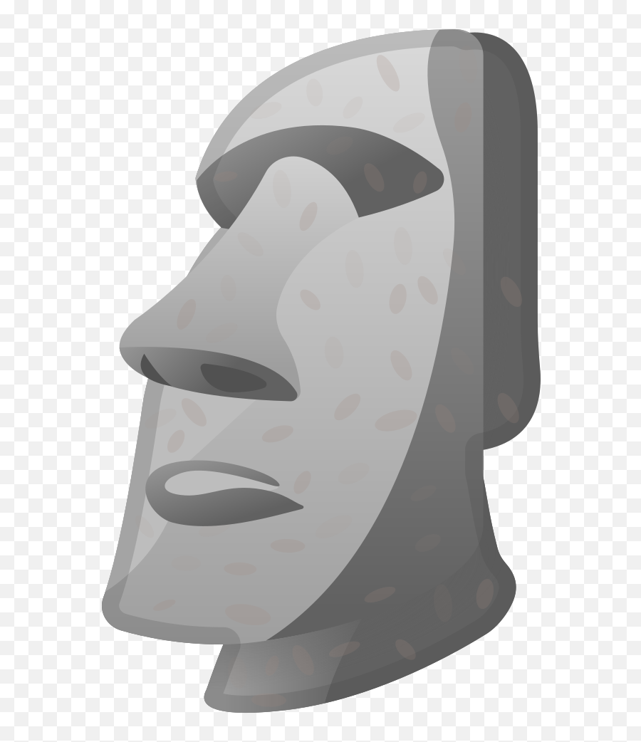 Moai Emoji - Moai Emoji,Stone Head Emoji