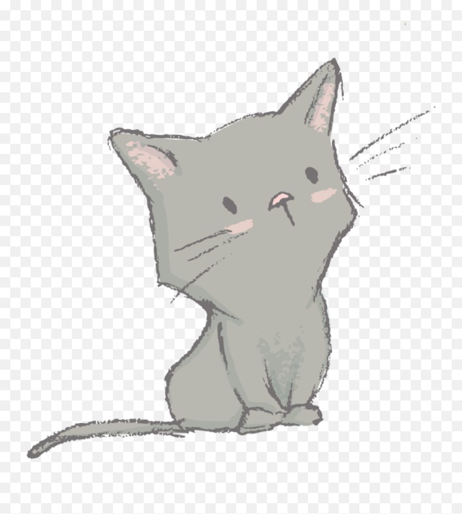 Overlay Watercolor Sticker - Soft Emoji,Free Kitten Emojis Anime