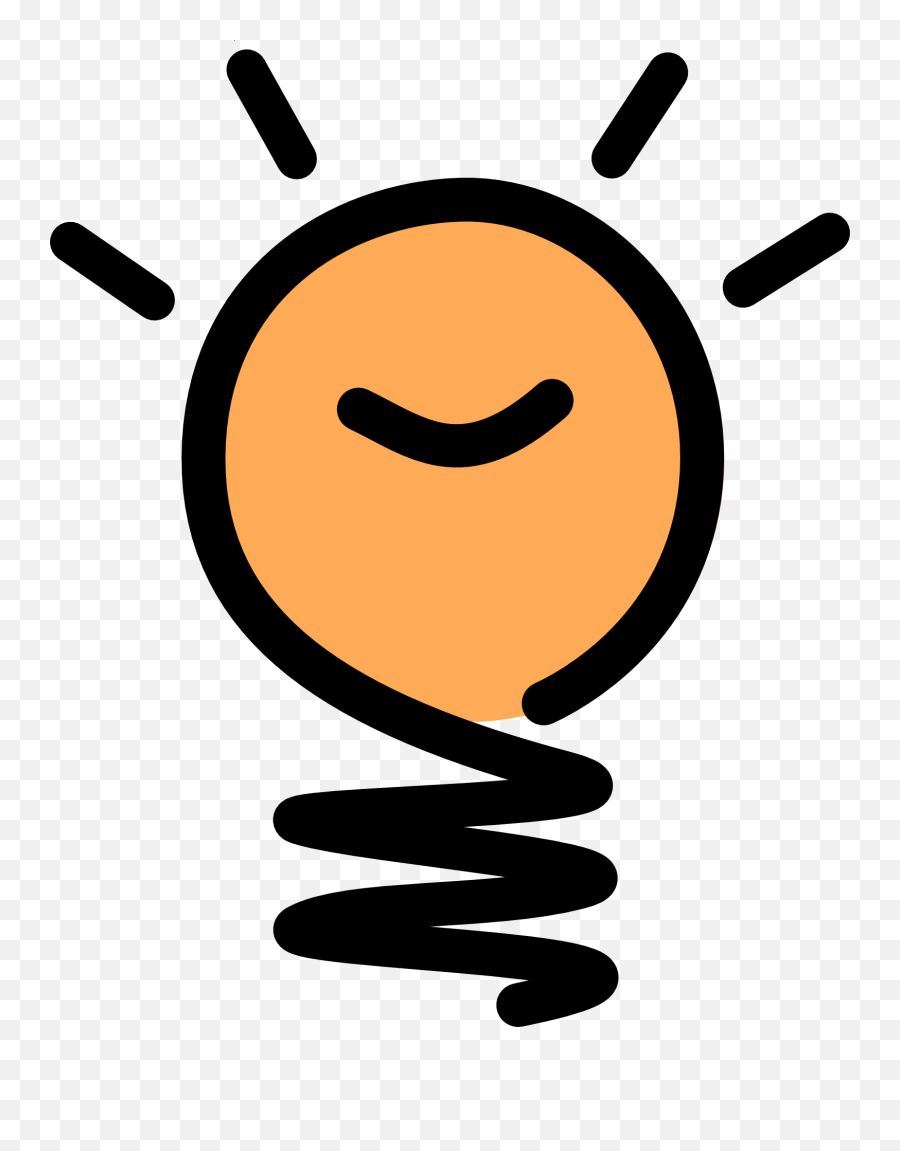 Light Bulb Clip Art At Clkercom - Vector Clip Art Online Royalty Ideas Clip Art Black Emoji,Lightbulb Emoticon Facebook