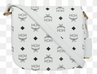 Small Patricia Shoulder Bag In Visetos White Mcm Tw - Louis Vuitton Emoji,Backpacks Bags Crossbody Shoulder W Emojis
