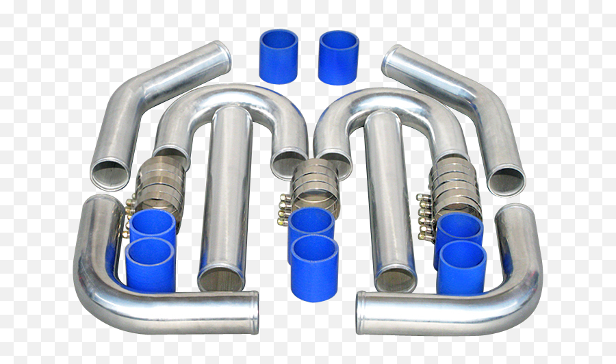 Piping U0026 Piping Kits Cxracing 225 Inch Od Universal - Silver Turbo Charge Intercooler Piping Pipes Hoses Emoji,Aveo Emotion 2014