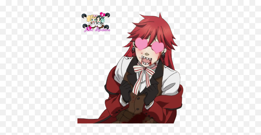 The Most Edited Midford Picsart - Black Butler Transparent Grell Emoji,Grell Sutcliff Emojis