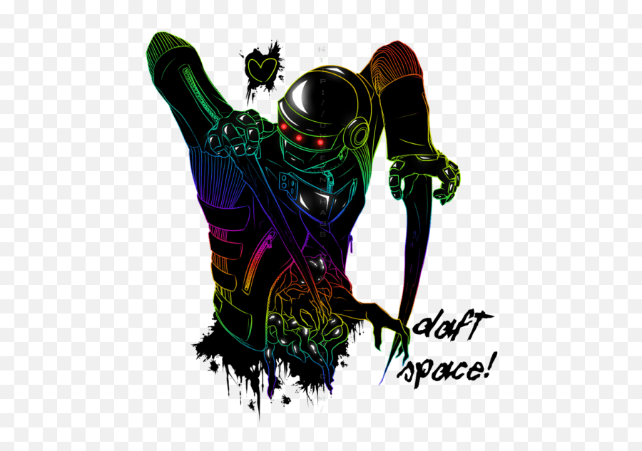 Daft Punk Merged With Dead Space - Daft Punk Art Dead Emoji,Emotion Daft Punk